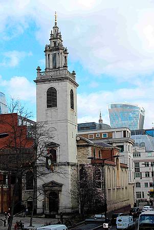 St James Garlickhythe - Exterior View